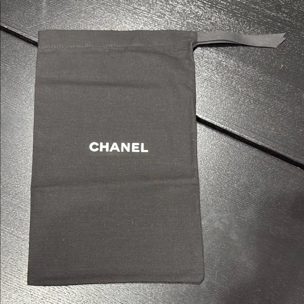 Chanel Black Signature Dust Bag